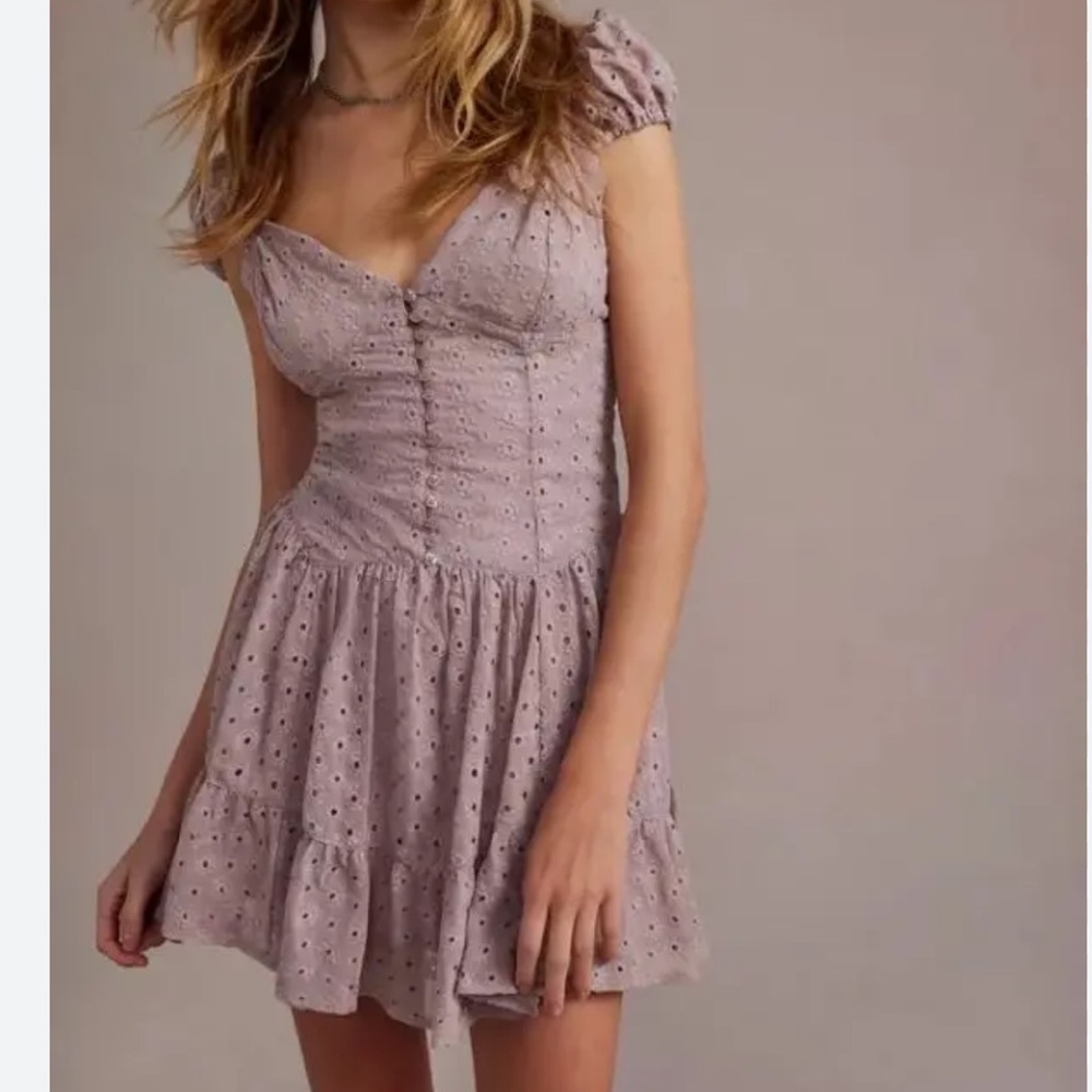 Kimchi Blue Urban Outfitters Purple Lace Dress